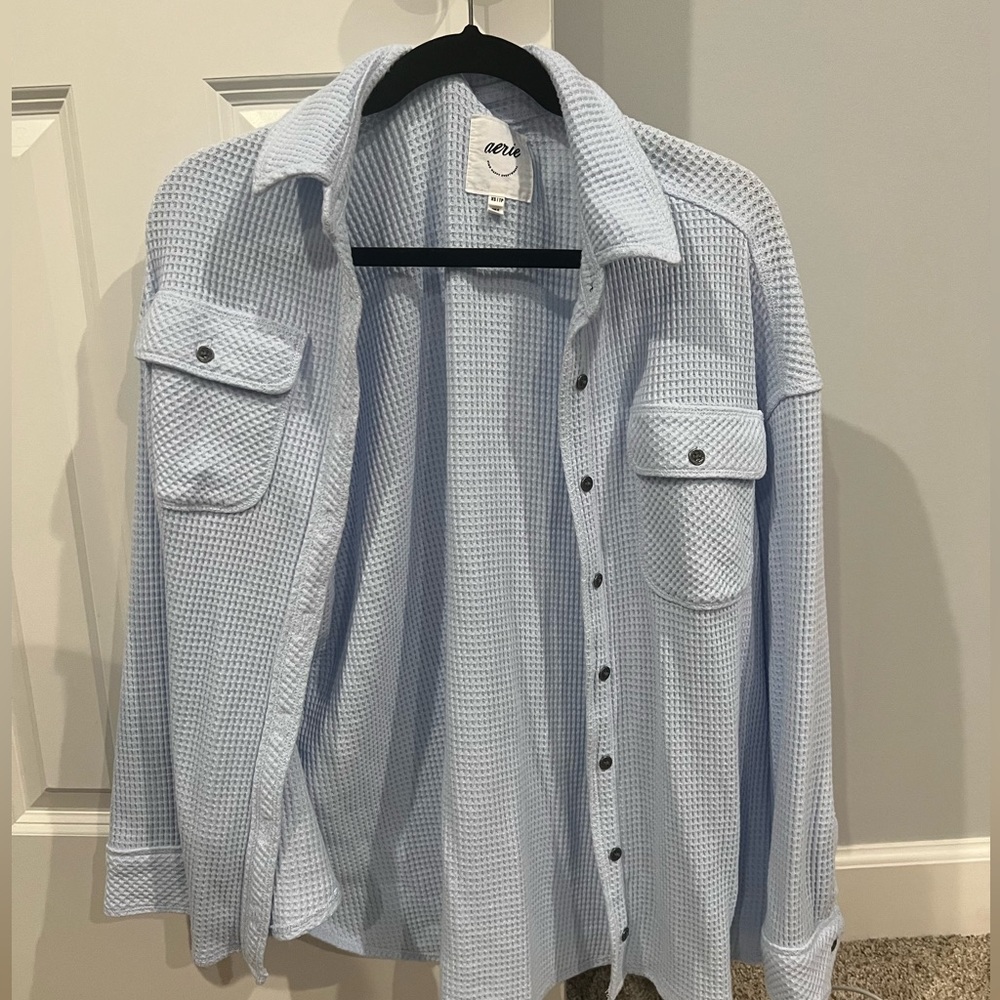 aerie waffle flannel